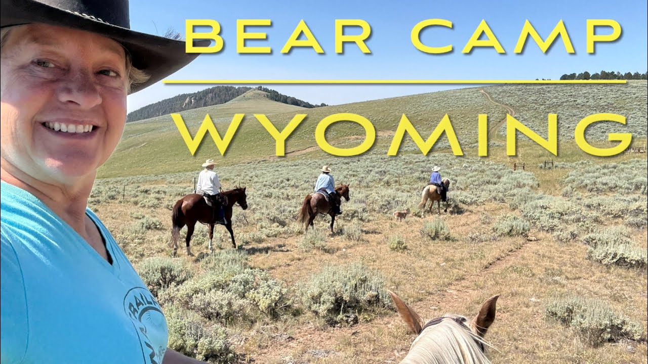 Wyoming Bear Camp Horse Trail Ride