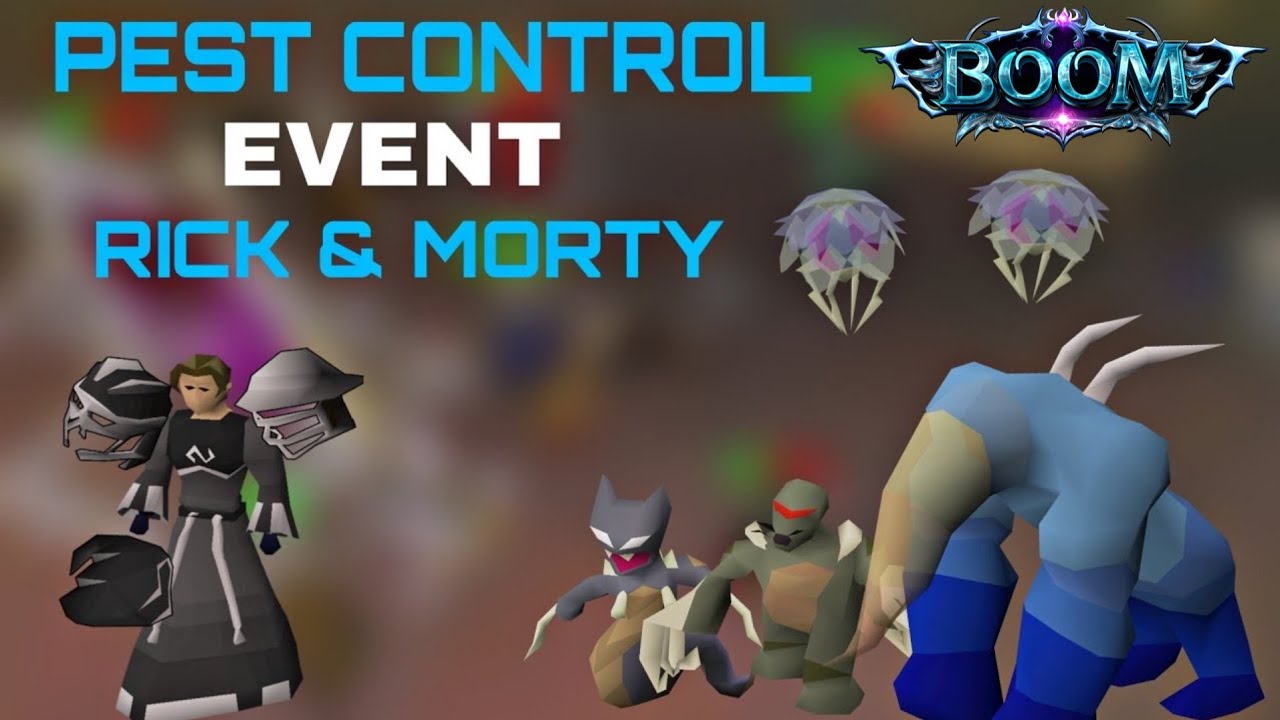 BoomPS RSPS Pest Control |Rick&Morty