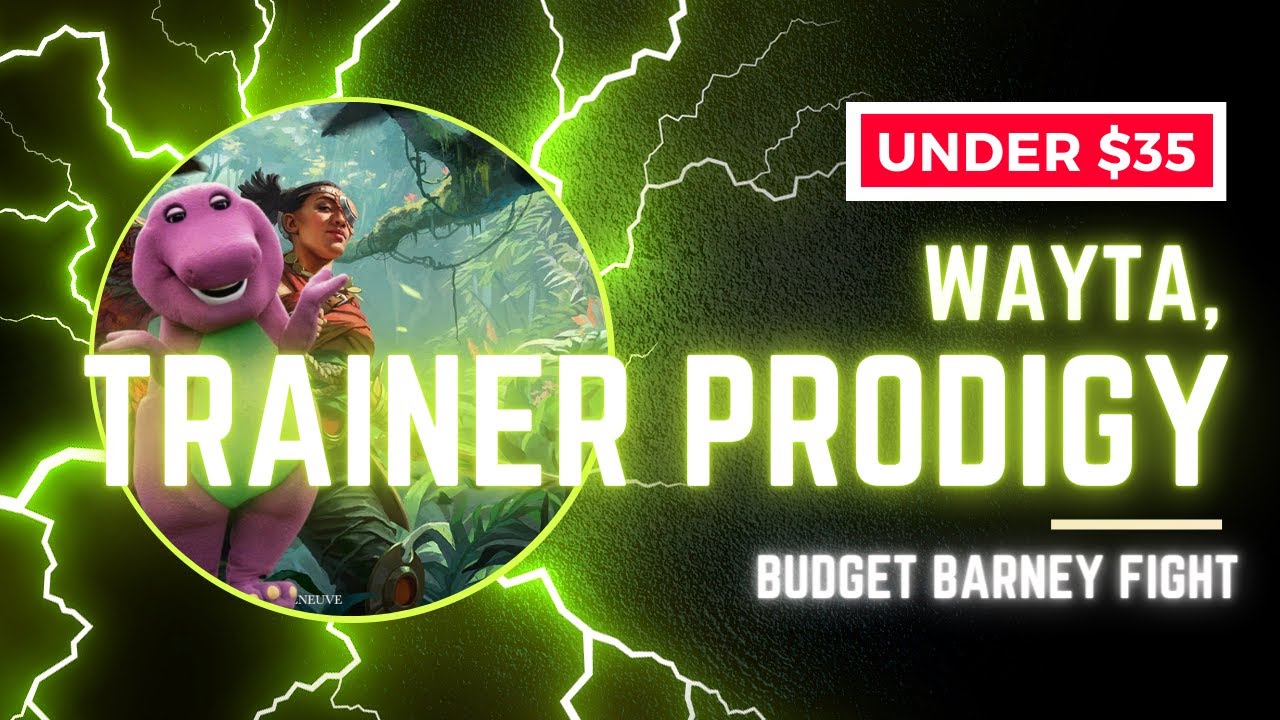 Deep Dive Deck - Wayta, Trainer Prodigy: Budget Barney Fight Under $35!