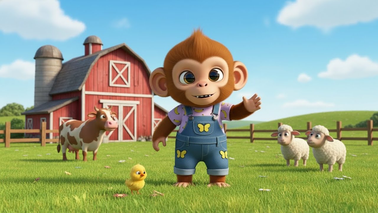 MONKEY CARTOON THE FARM ADVENTURE