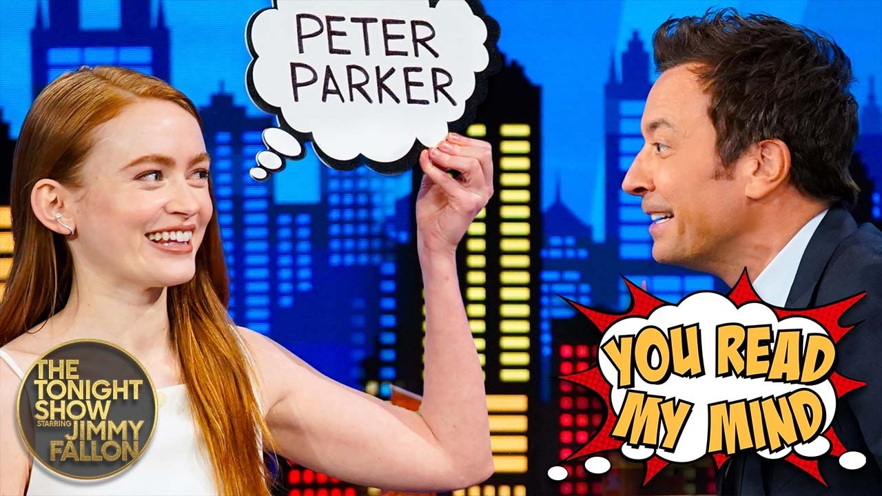 You Read My Mind with Sadie Sink | The Tonight Show Starring Jimmy Fallon