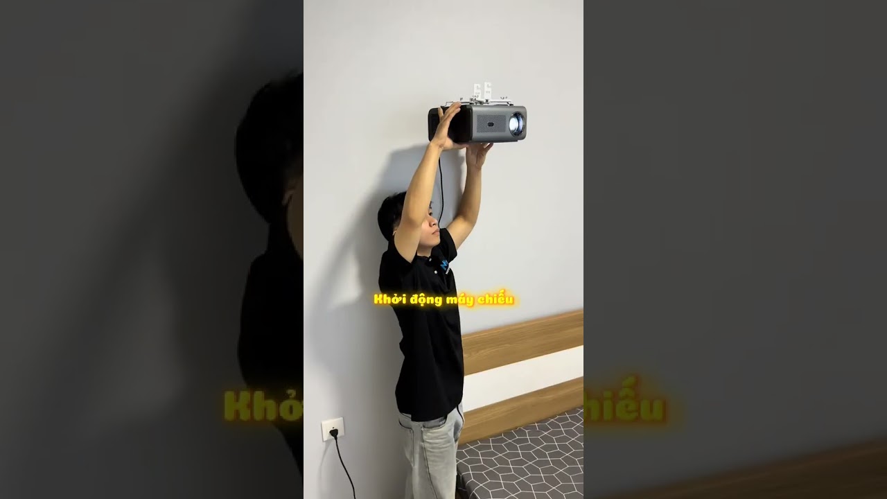 Đi lắp m&aacute;y chiếu c&ugrave;ng nh&agrave; Movie Legend nhaa ✨✨   #maychieu #projector #maychieumini #movielegendhcm