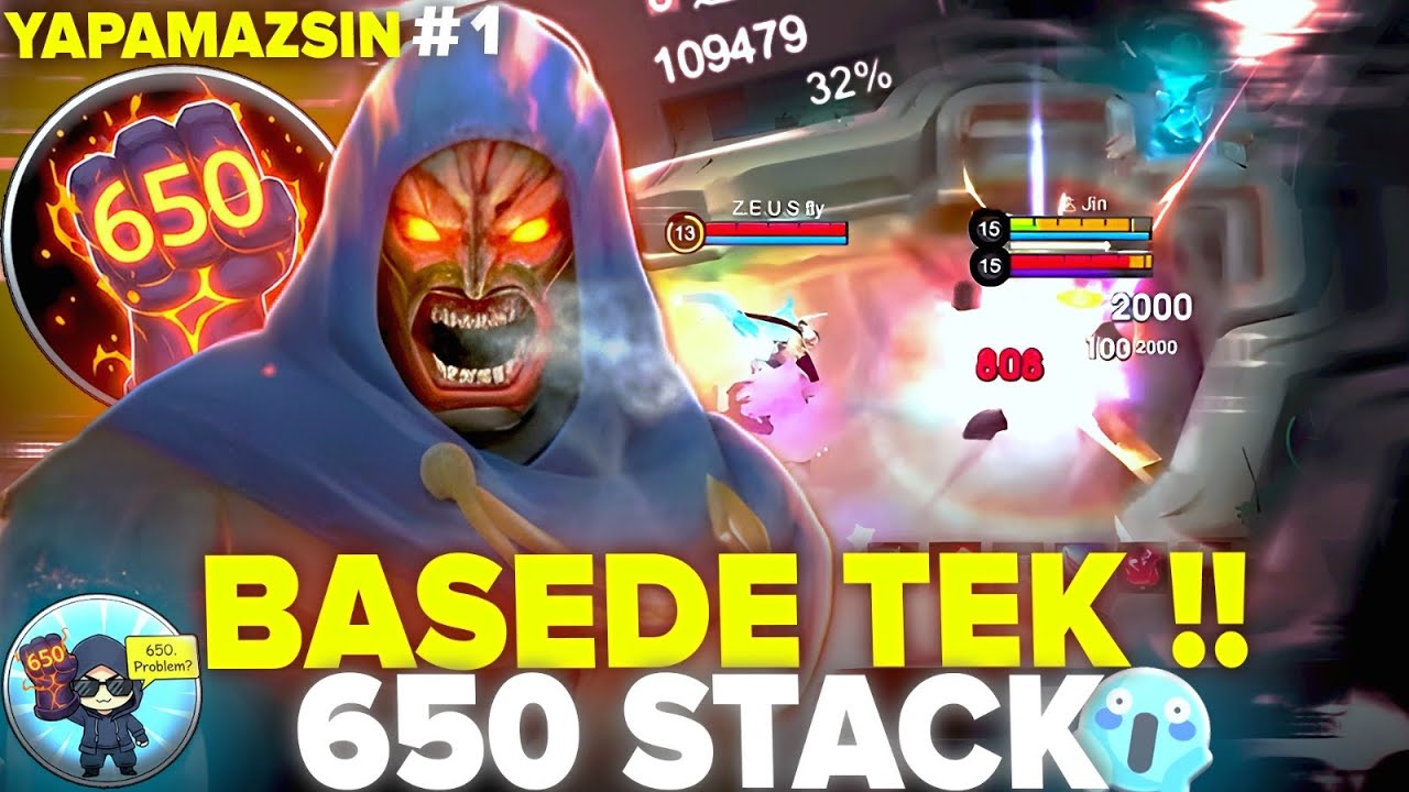 UNUTULAN HEROYU OYNA ? ALDOUS !! 650 STACK BASEDE TEK !! YAPAMAZSIN 1 - Mobile Legends