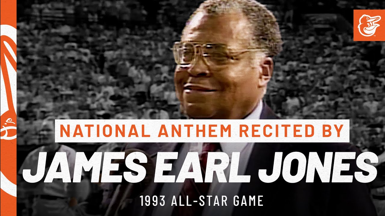 James Earl Jones Recites National Anthem at 1993 All-Star Game | Baltimore Orioles