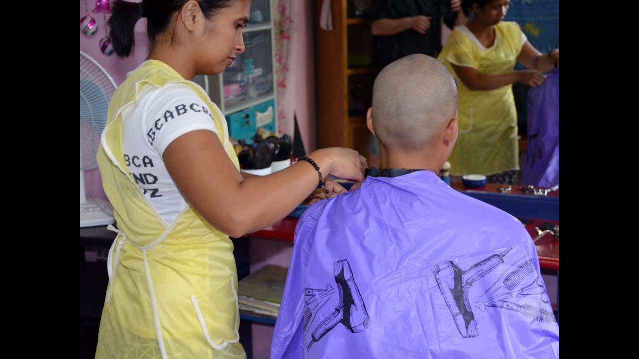 Evelyn headshave full video