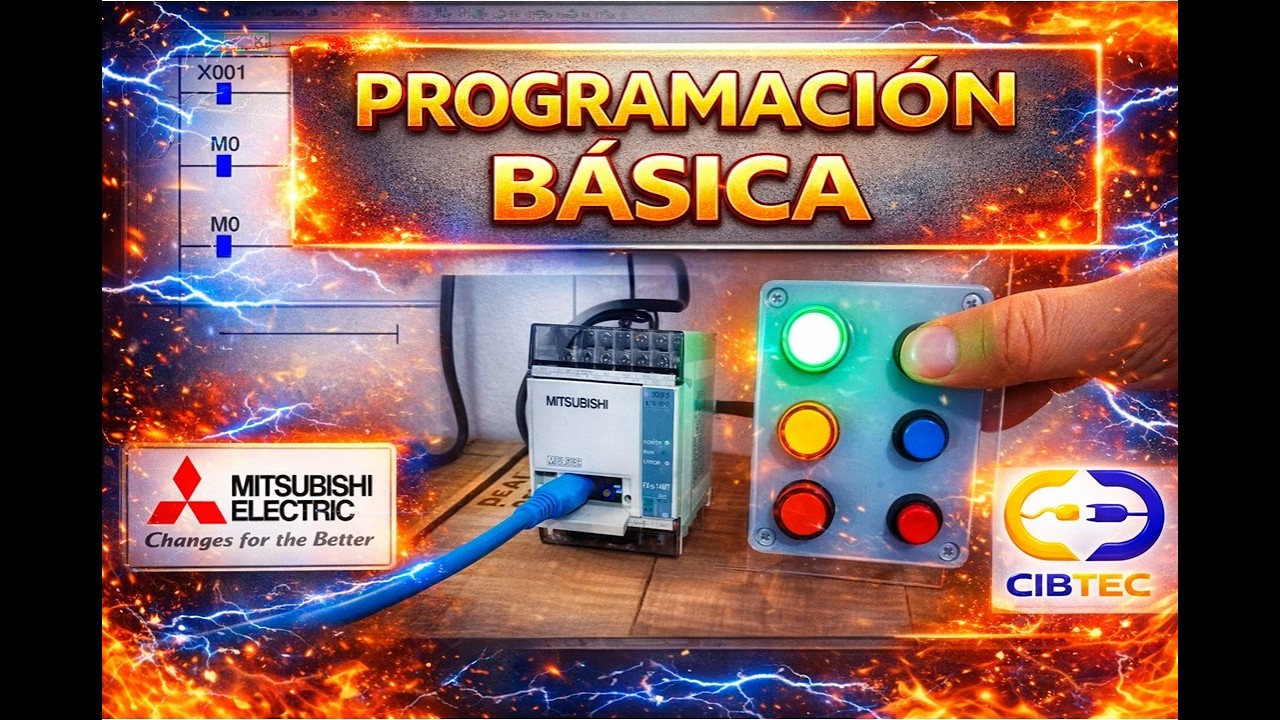 Programación básica en PLC Mitsubishi