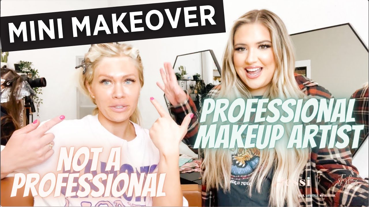 MINI MAKEOVER W/PROFESSIONAL MUA ALLIE LAREE | JZ STYLES