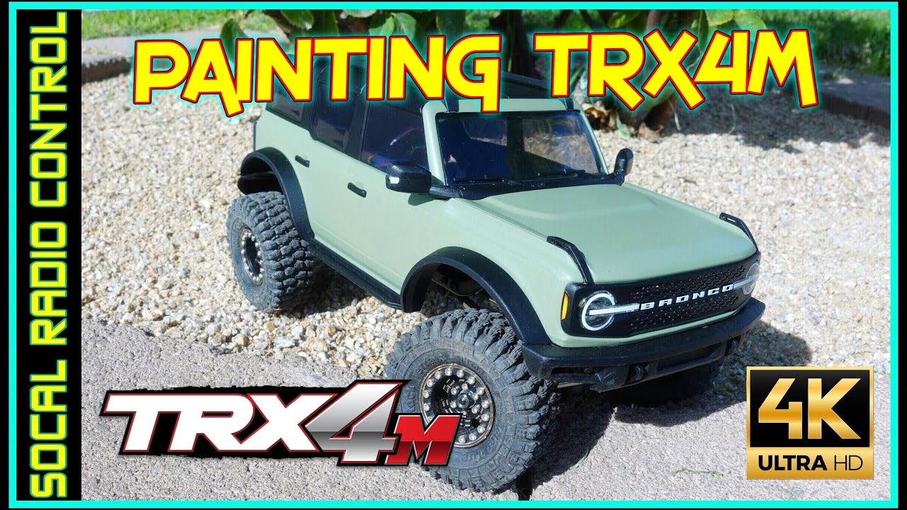 Painting the Traxxas TRX4M