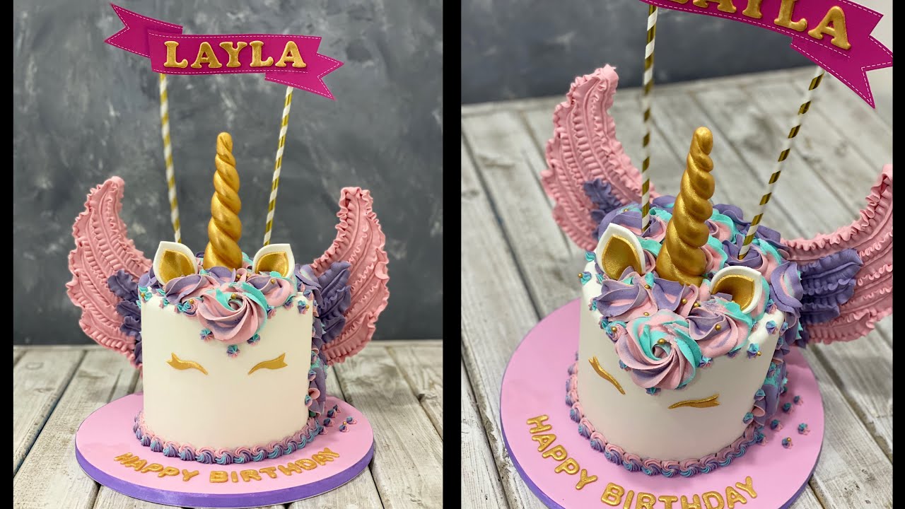 Unicorn with Wings Cake