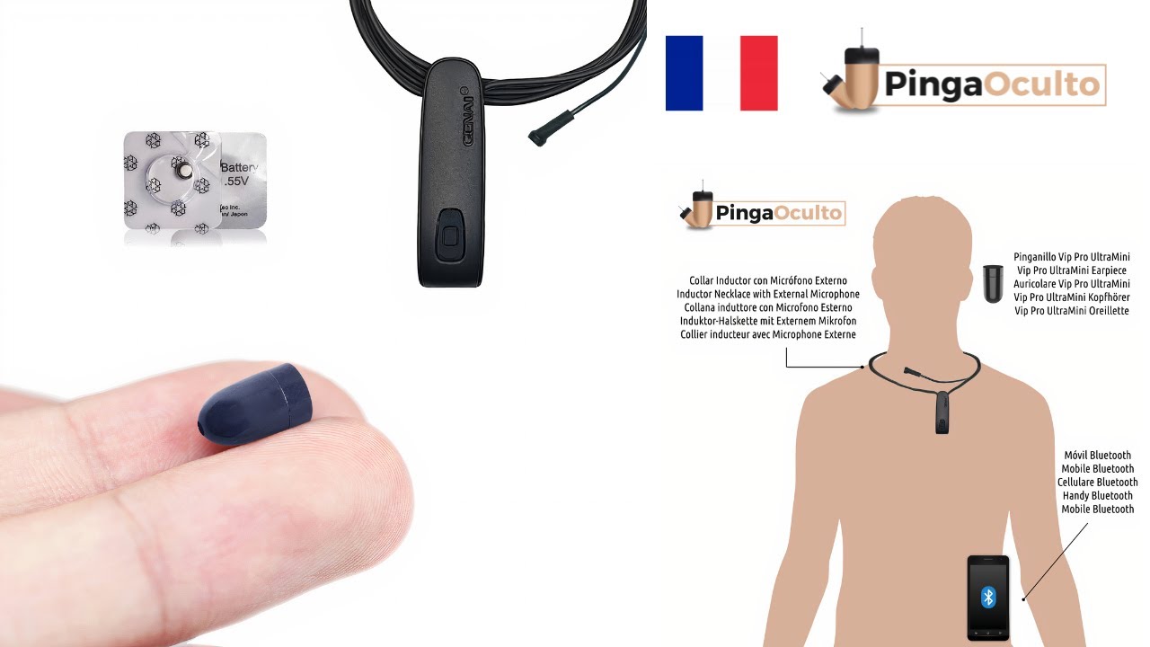 Oreillette Espion Vip Pro Bluetooth - R&eacute;vision et Tutoriel - Fran&ccedil;ais | PingaOculto