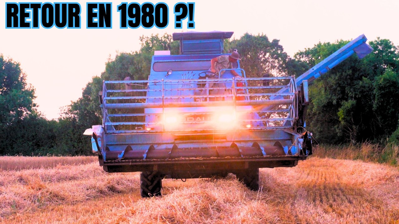 MOISSON À L’ANCIENNE 😮 ELLES TOURNENT ENCORE EN 2025 ?! (duo de Braud...)😮‍💨🤤 #1