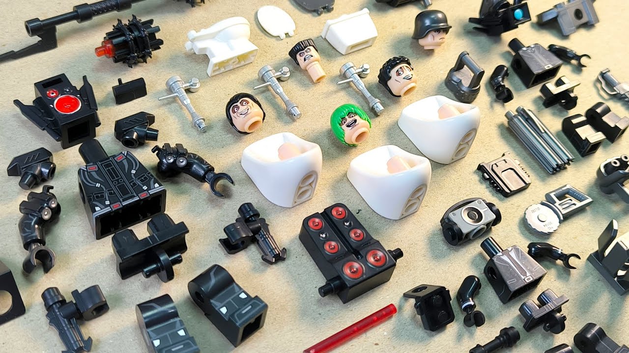 lego skibidi toilet | large speakerman 2.0 vs urinal skibidi toilet | minifigures lego unofficial 