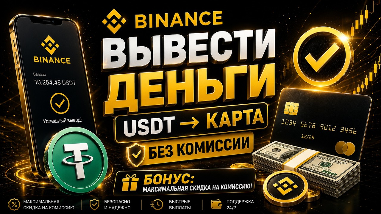 BINANCE КАК ВЫВЕСТИ ДЕНЬГИ &mdash; USDT НА КАРТУ, P2P, ВЫВОД КРИПТОВАЛЮТЫ И ВСЕ СПОСОБЫ | ОБУЧЕНИЕ БИНАНС