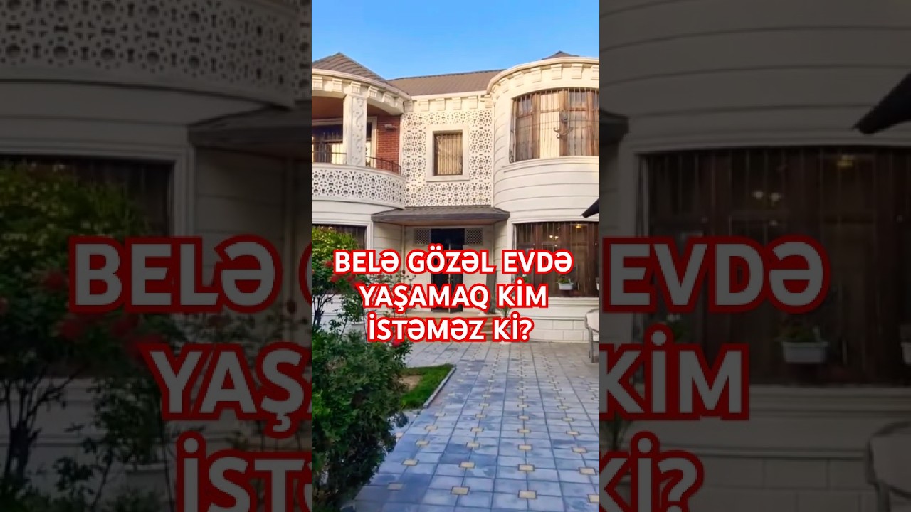 🏡 NECƏ G&Ouml;ZƏL EVDİR 😍 #ev #villa #heyetevi #shorts