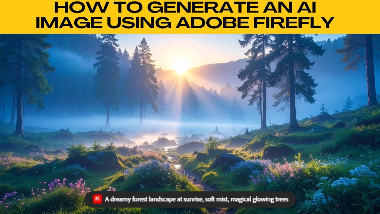 How to Generate an AI Image Using Adobe Firefly