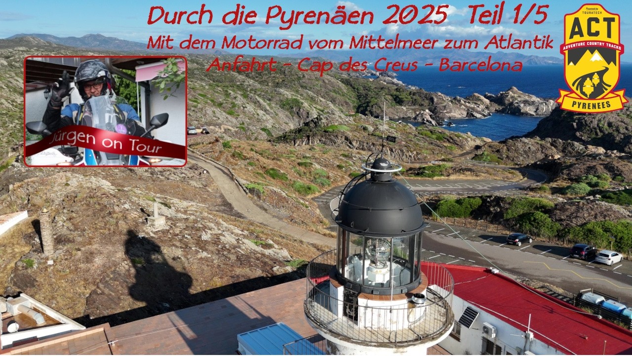 Motorradreise 2025 in die Pyrenäen Teil 1