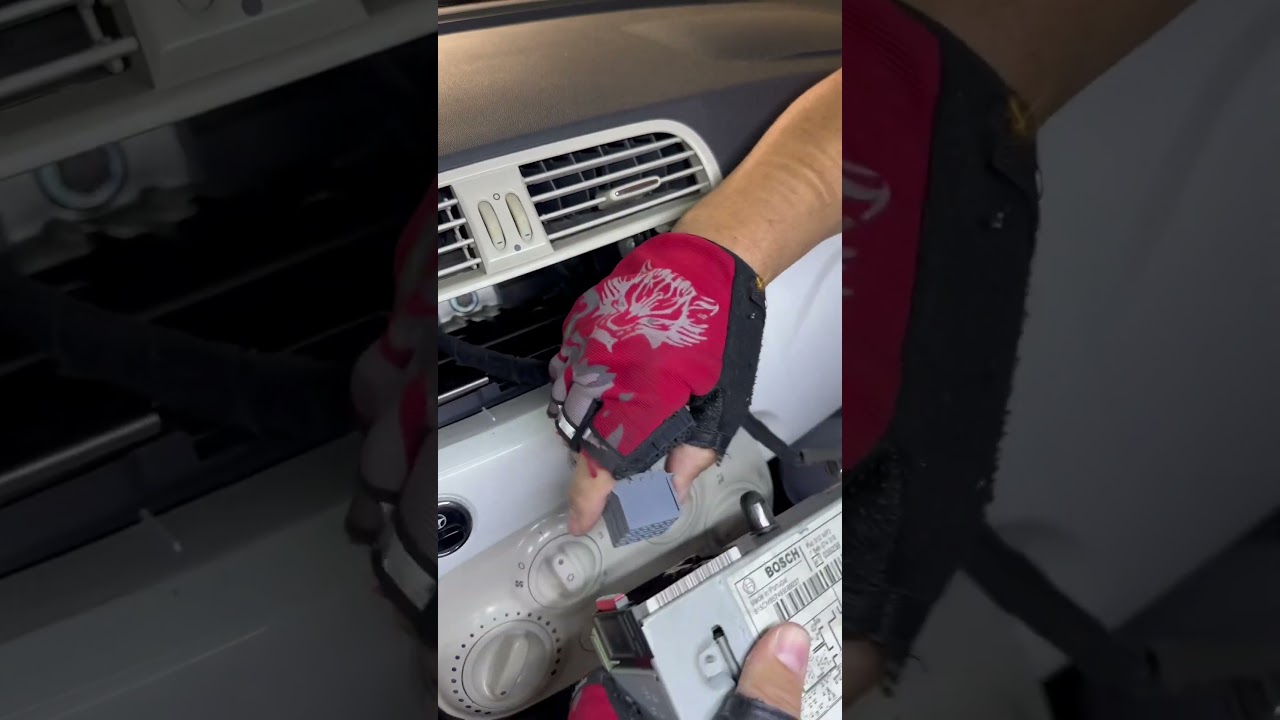 Installazione autoradio in Fiat 500s parte 2? #ferrarostore