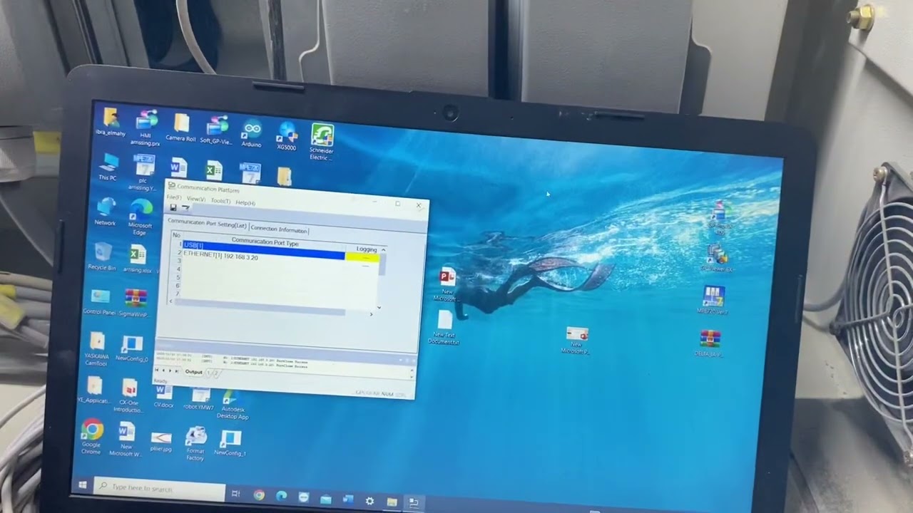 Backup yaskawa plc & proface hmi