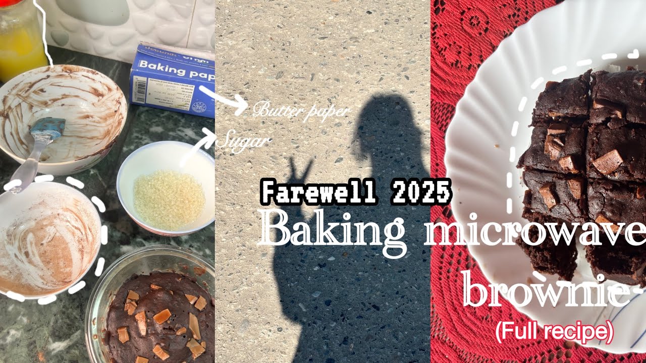 How to Make a Microwave Brownie in 3 Minutes 🍫 | Farewell 2025 Ep. 1 | CHIRSTMAS SPECIAL 🎄📸🎀
