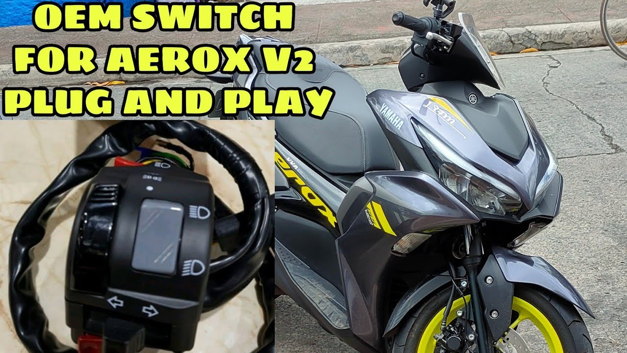 Left switch for aerox V2 installation