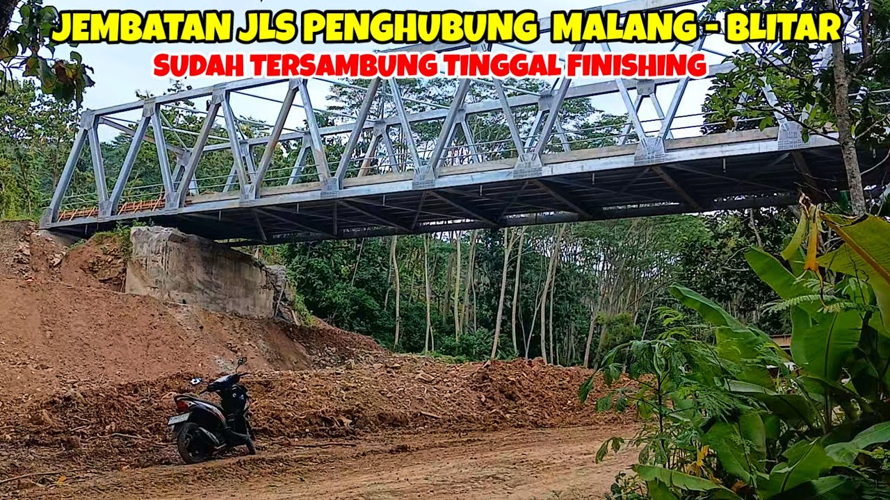 Renovasi sudah selesai//Jembatan  penghubung jls malang blitar.