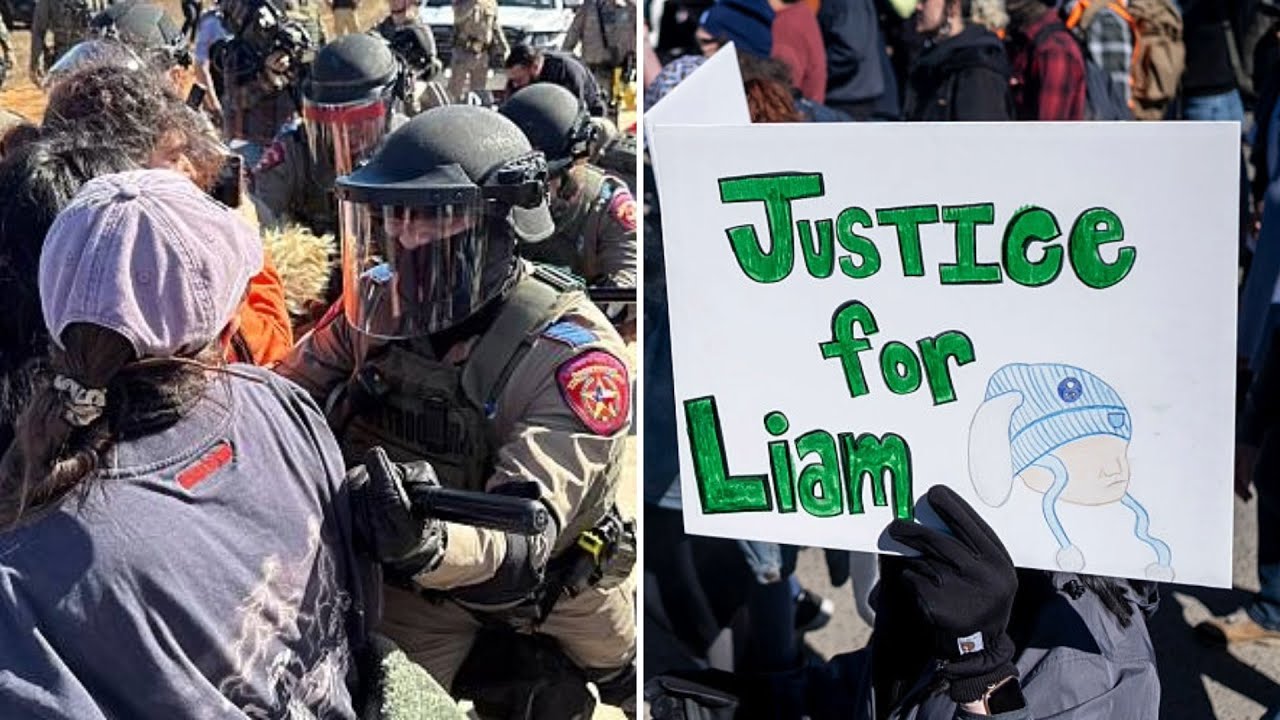 PEPPER BALLS DEPLOYED | Chaos erupts at Texas immigration detention center protest
