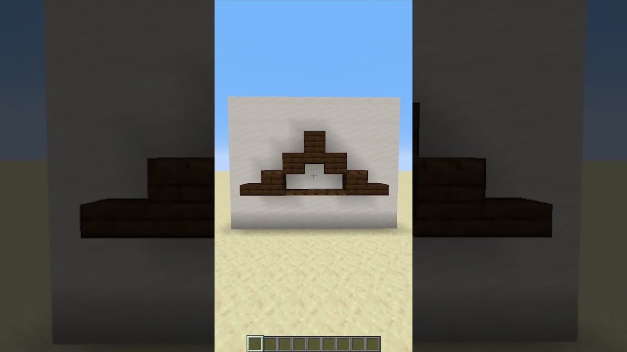 Diff&eacute;rent style de toit pour vos maison sur minecraft #shorts