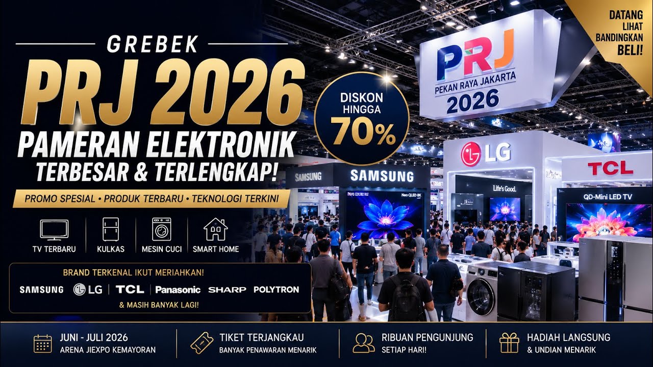 Ekonomi Lagi Sulit, Tapi PRJ 2026 Tetap Ramai! Lihat Promo Elektronik yang Bikin Penasaran 
