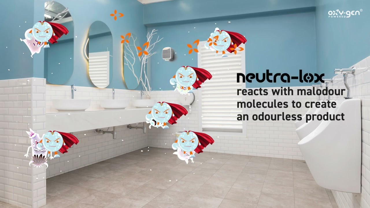 Neutra-lox Malodour Eliminator in action