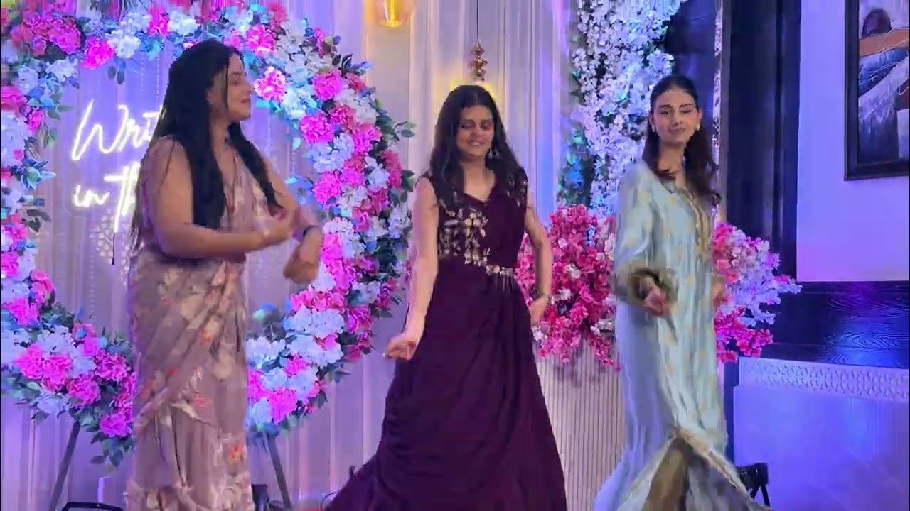 Mugdha & Siddharth engagement performances!❤️ #engagement #bridesmaids #dance #choreography #songs 