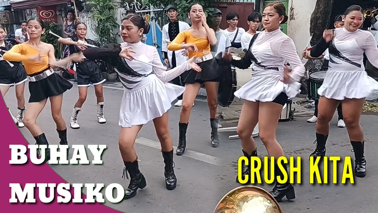 Buhay Musiko : Crush Kita - Banda San Antonio De Padua | Majorettes Group Dance
