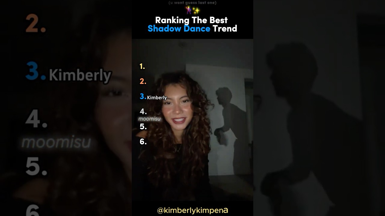 Ranking The Best Shadow Dance Trend ✨ #tiktokviral