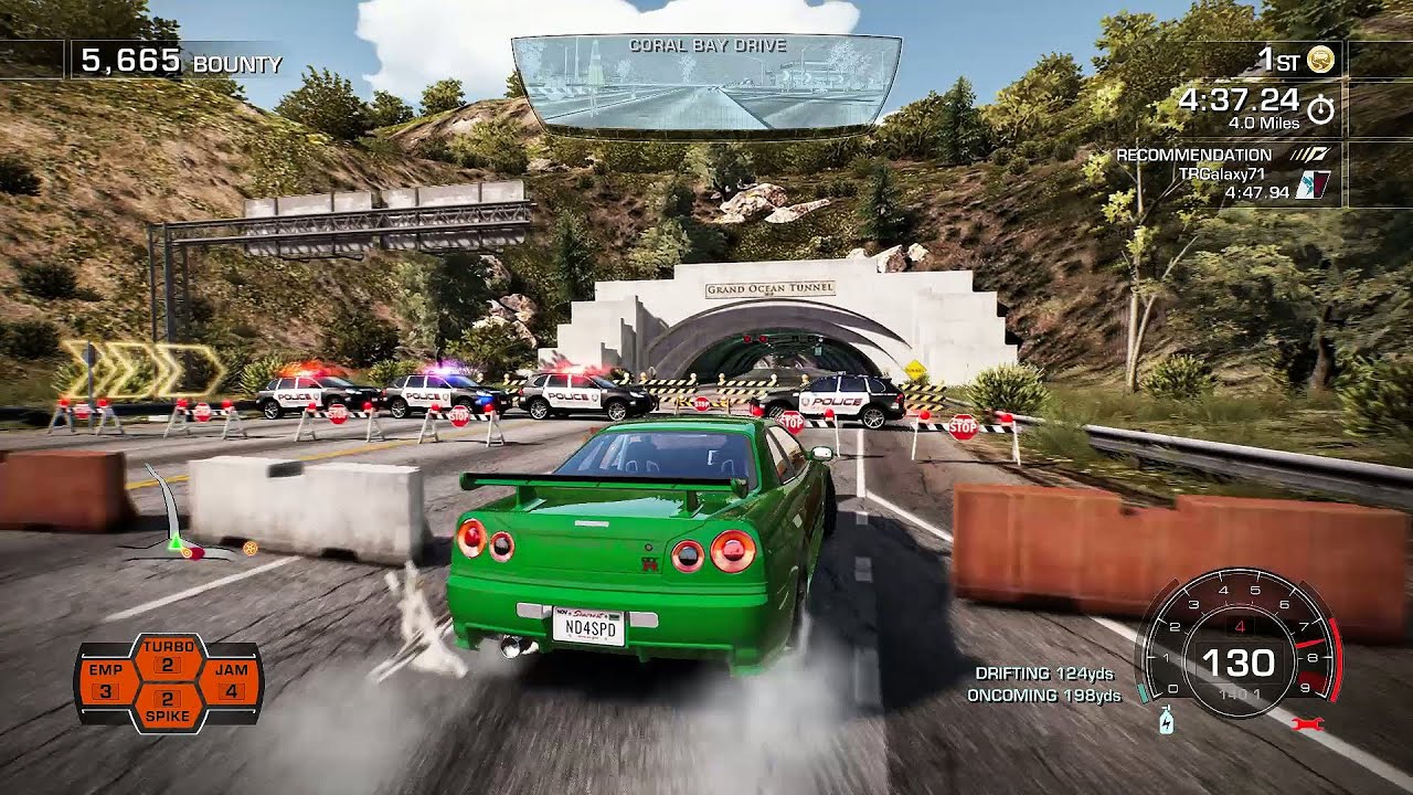 NFS Hot Pursuit Remastered - автомобильный мод Nissan Skyline R34 (GT-R)