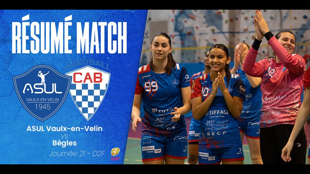 RÉSUMÉ ASUL VV vs Bègles / J21 - D2F