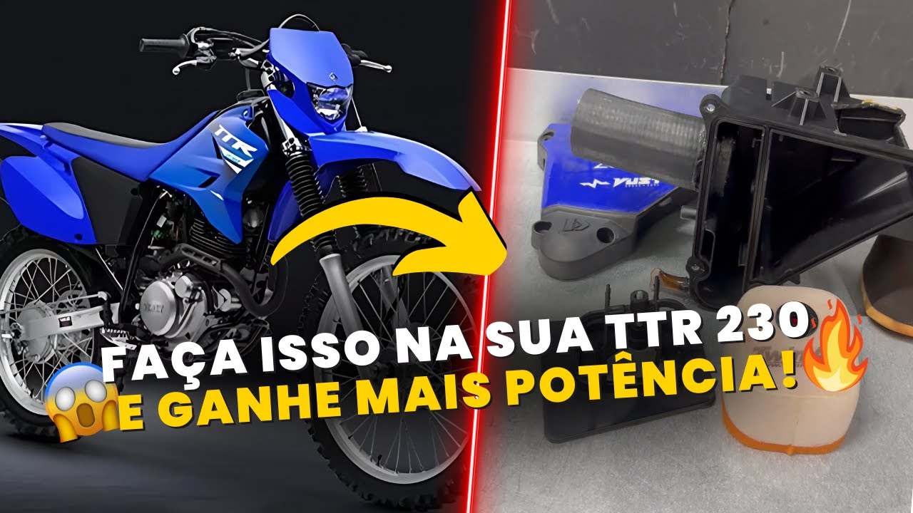 PREPARAÇÃO DO SISTEMA DE FILTRO DE AR DA TTR 230! - COMPLETO/ PASSO A PASSO + TESTE
