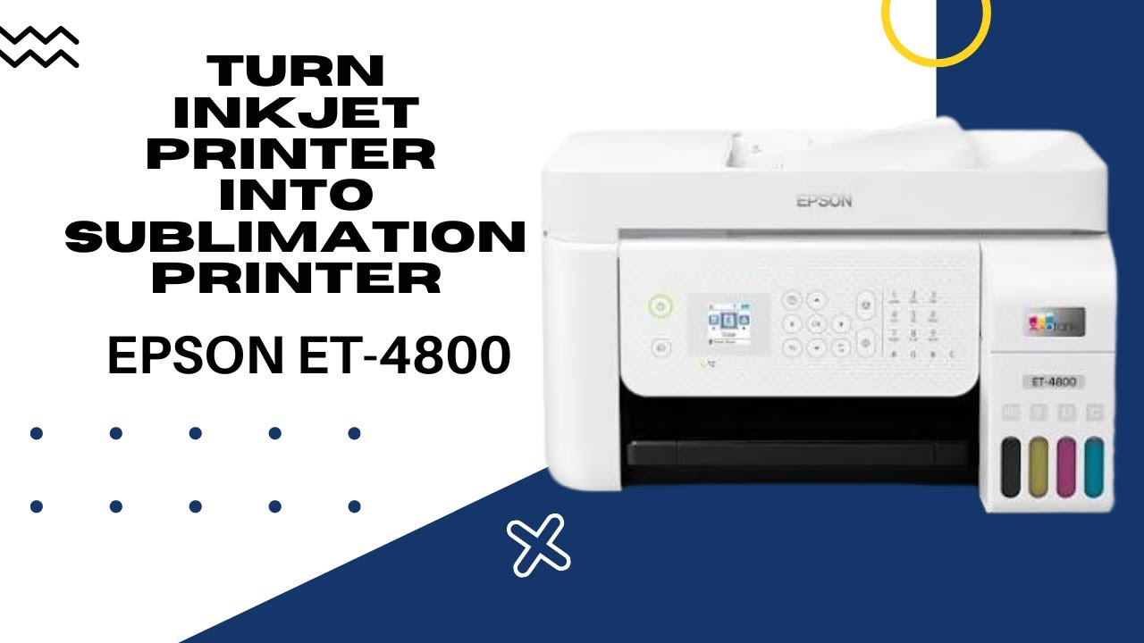 How to Drain Ink From Your Printer - EPSON ET-4800