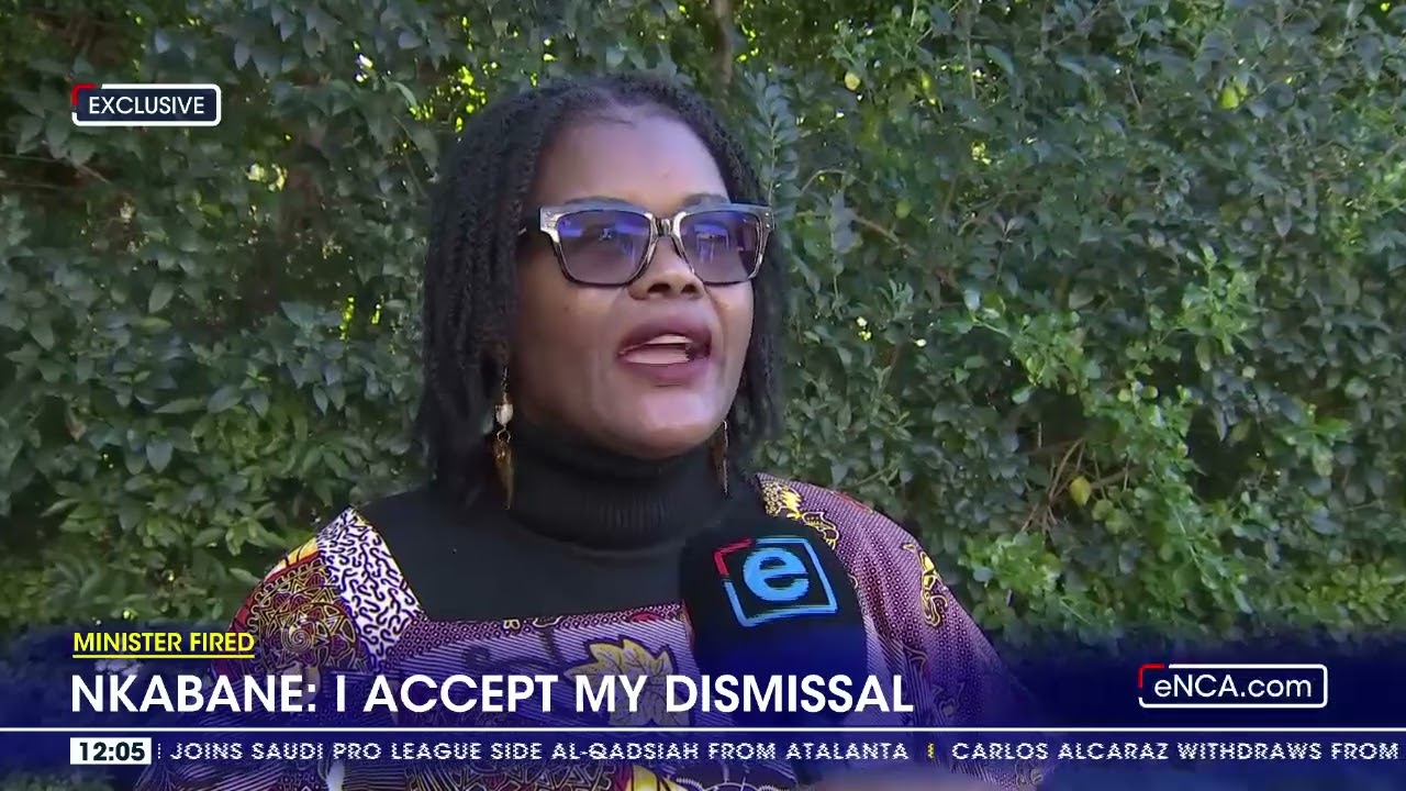 Nkabane: I accept my dismissal