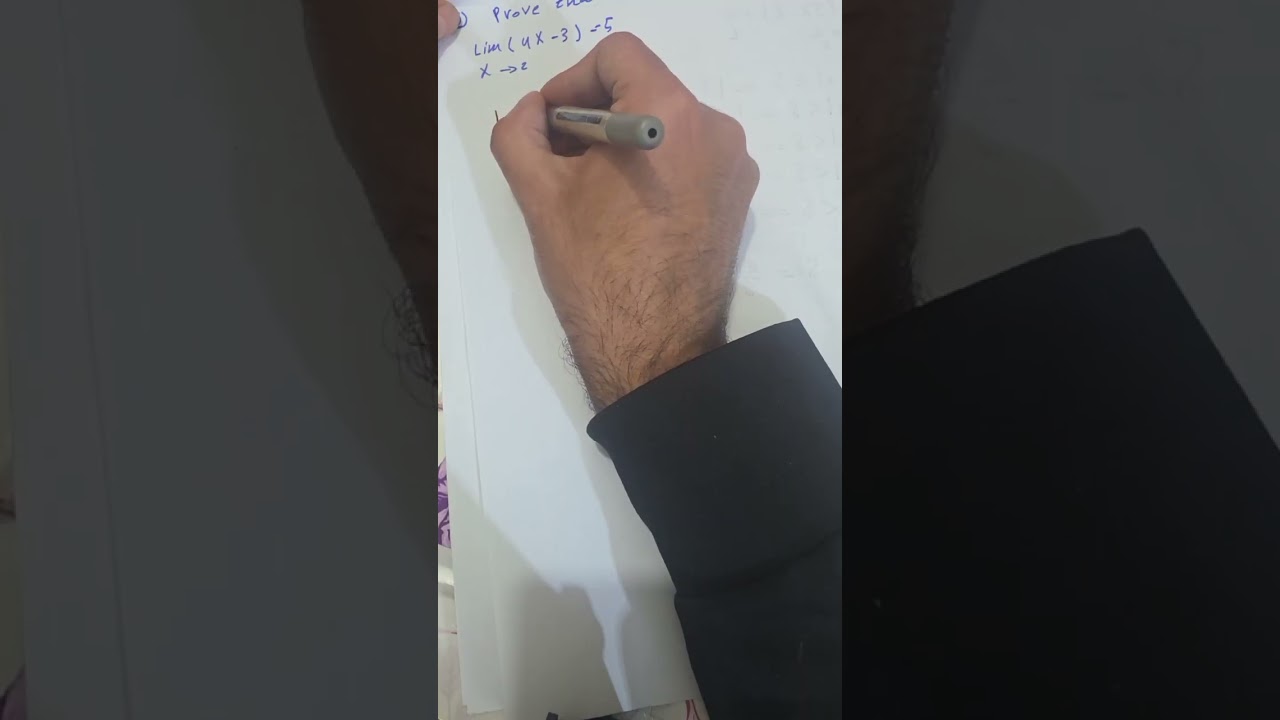  من مادة التفاضل والتكامل..المحاضرة الأولى 1/  إيجاد الغاية حسب التعريف.(limt) 