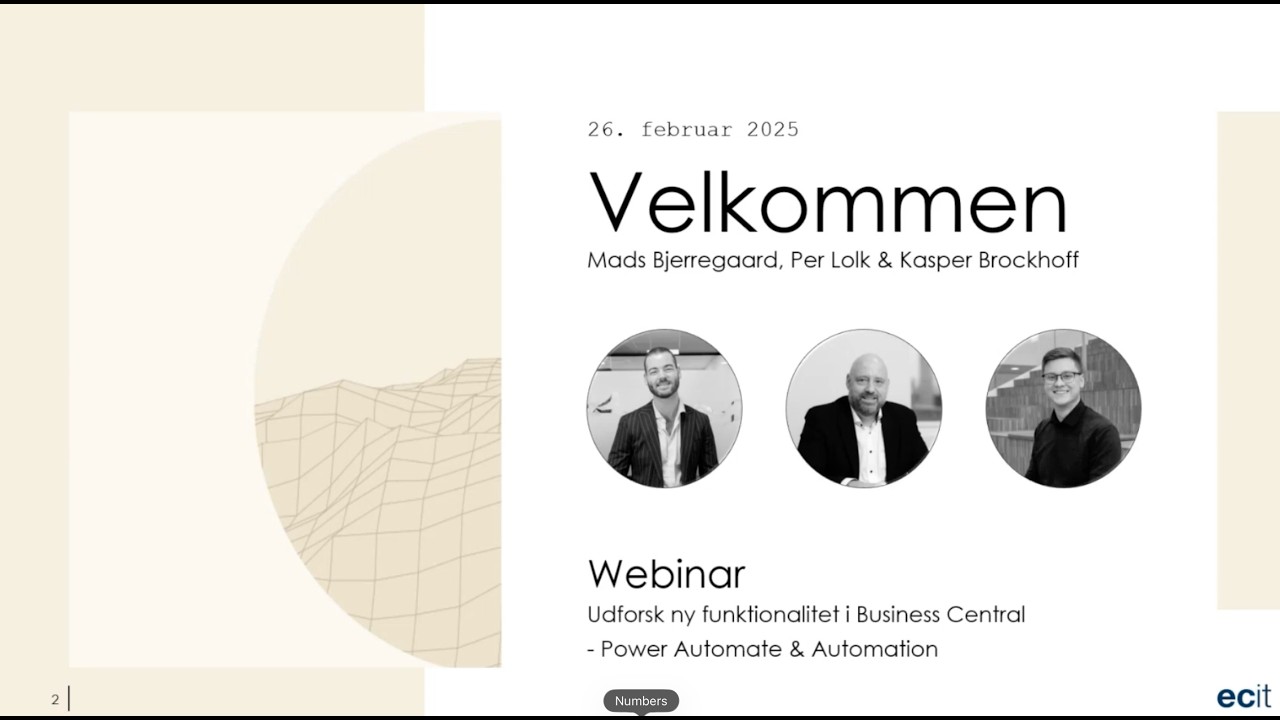 Webinar - Power Automate & Automation - ECIT Consulting - ECIT AUTOMATE