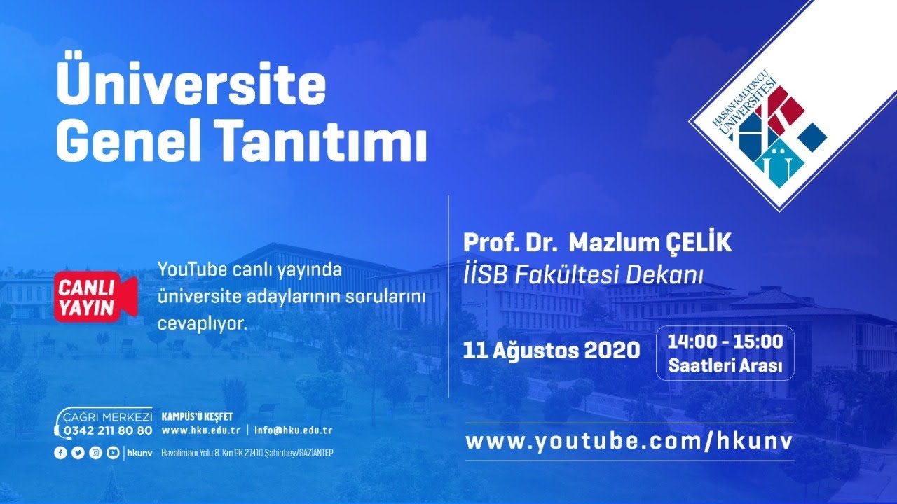 İİSBF Fak&uuml;ltesi Dekanı Prof.Dr. Mazlum &Ccedil;ELİK - Aday &Ouml;ğrencilerin Sorularını Cevaplıyor