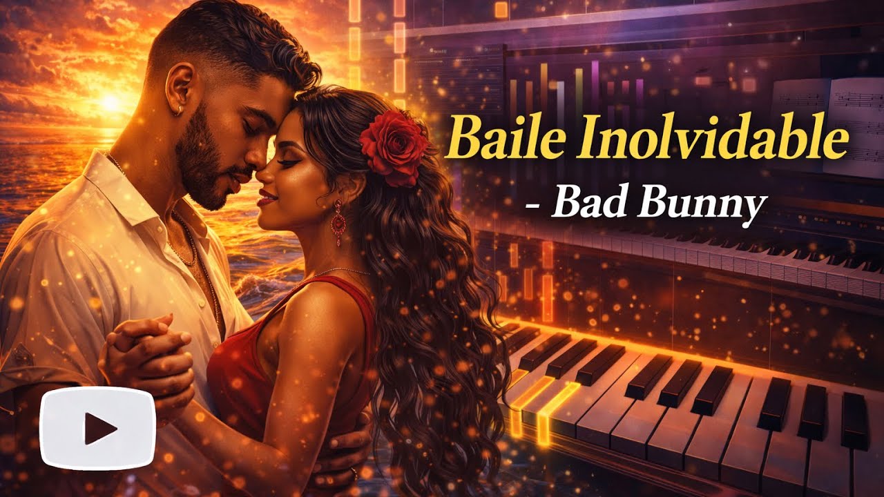Baile Inolvidable - Bad Bunny [PIANO TUTORIAL]