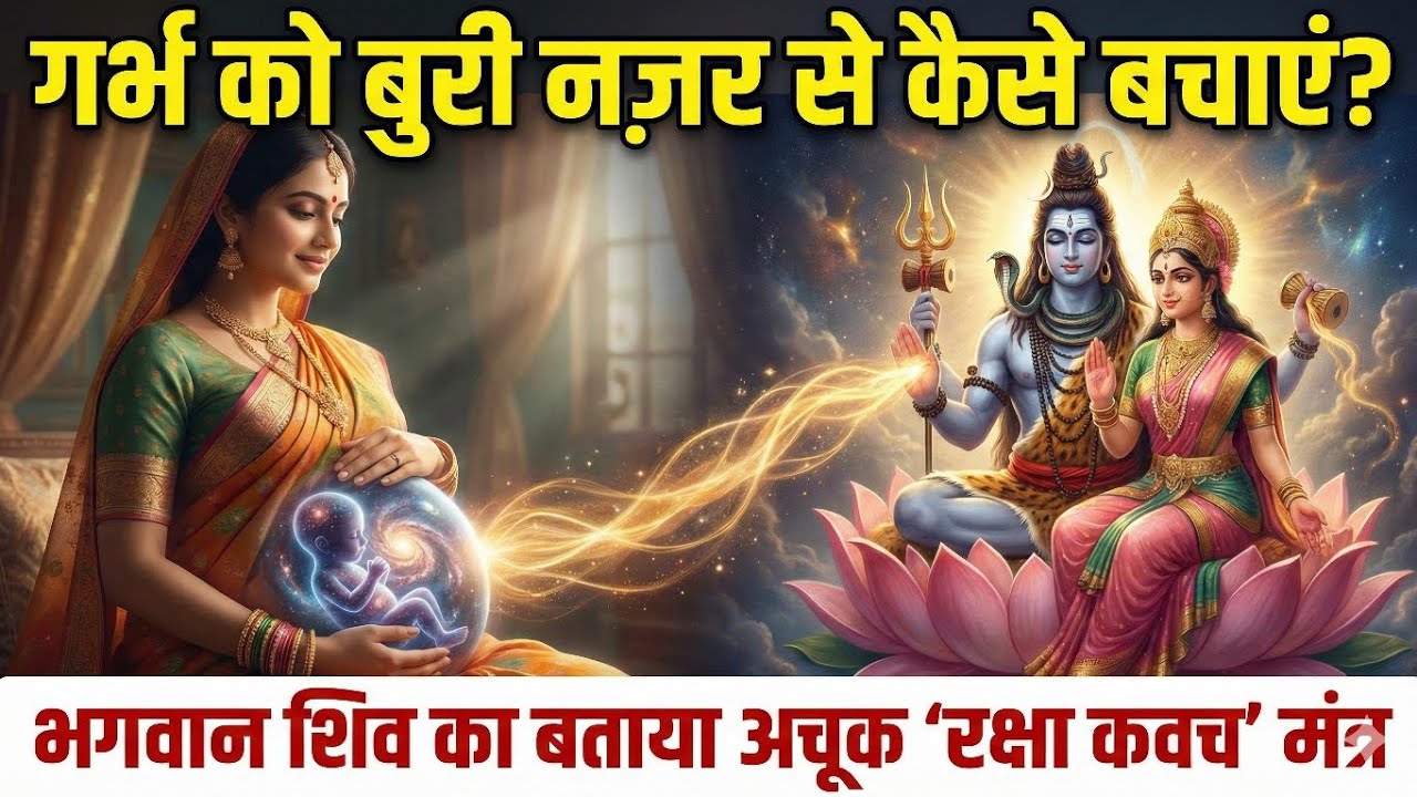 शिव-शक्ति गर्भ संहिता - गर्भ को बुरी नज़र से कैसे बचाएं? | भगवान शिव का बताया अचूक 'रक्षा कवच' मंत्र
