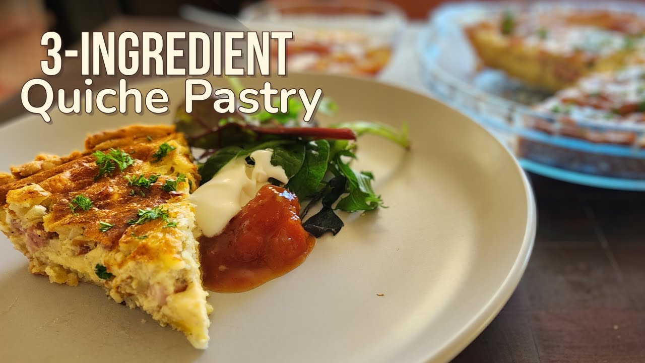 The Perfect 3-Ingredient Quiche Pastry – Easy & Foolproof