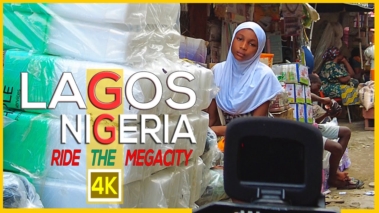 LAGOS NIGERIA - ride the biggest African megacity city on a motorcycle