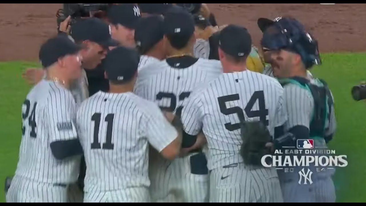 The New York Yankees Win the AL East Division! September 26 2024
