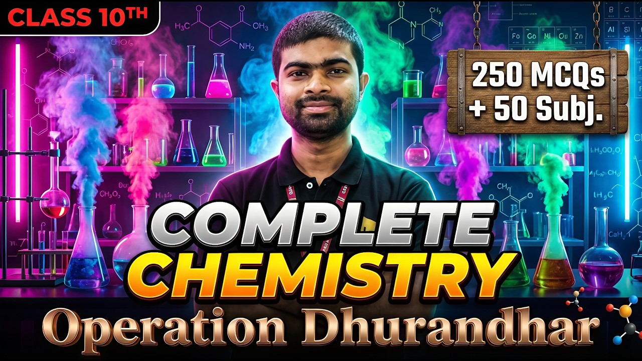 Class 10 || Complete Chemistry Marathon 🔥 Most Expected Questions 2026 || Operation Dhurandhar 2026