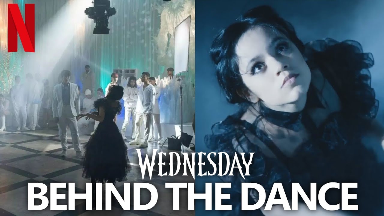 Making Of Wednesday Dance Scene - Jenna Ortega Behind The Scenes