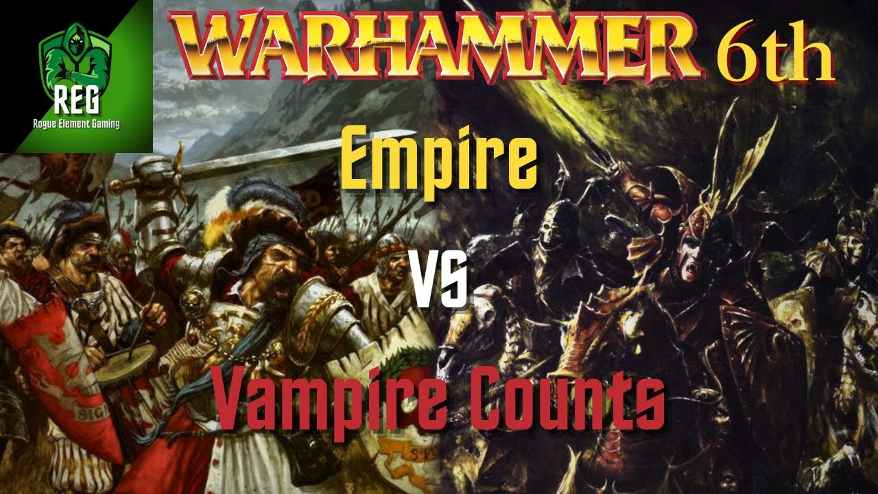 Warhammer Fantasy 6th Edition Battle Report | Empire vs Vampire Counts