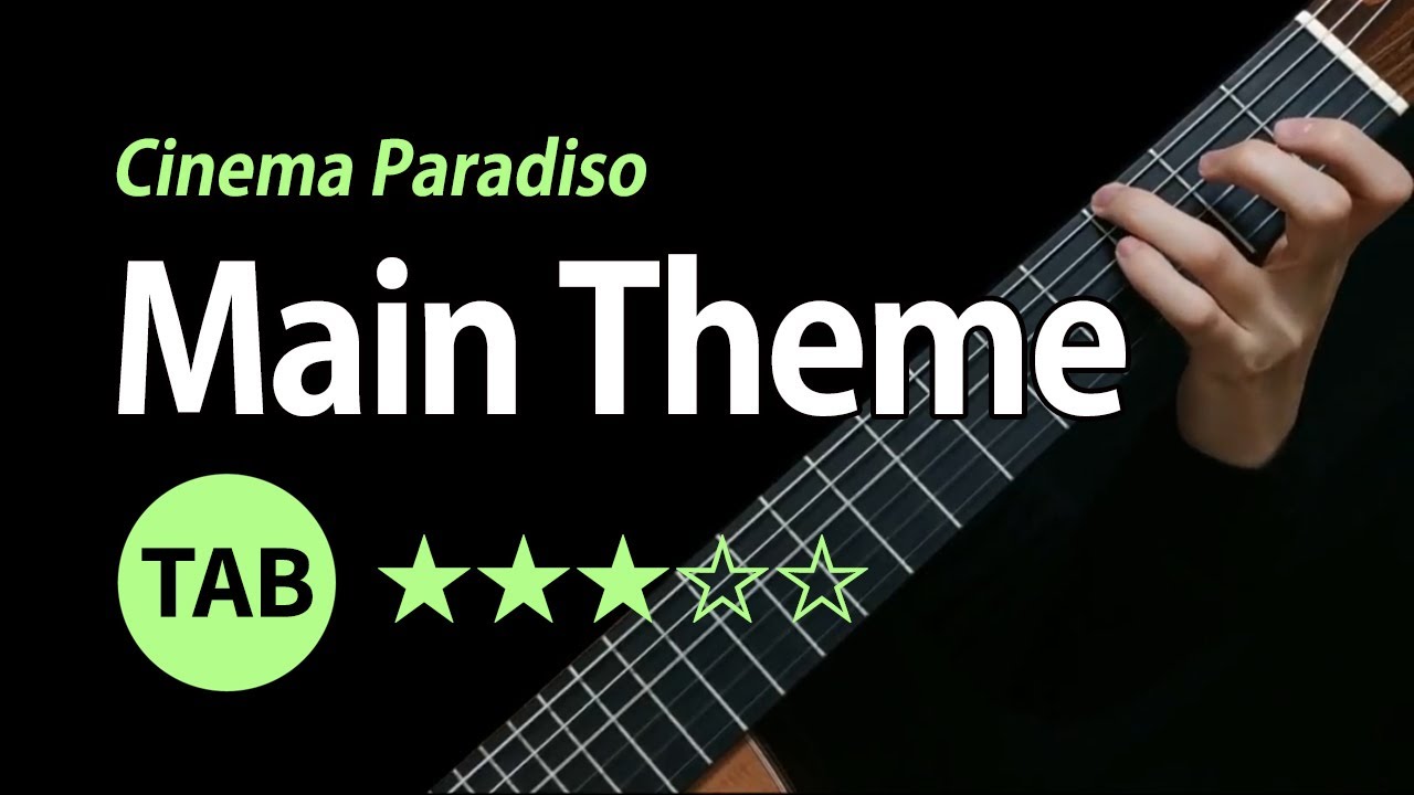 Cinema Paradiso (Main Theme) - Tab & Lesson