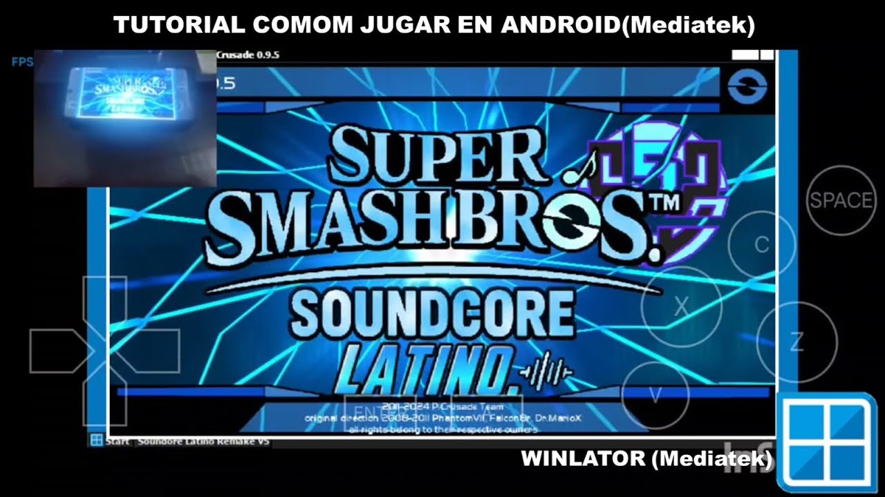 Super Smash Bros Crusade En Android Tutorial Winlator (mediatek)